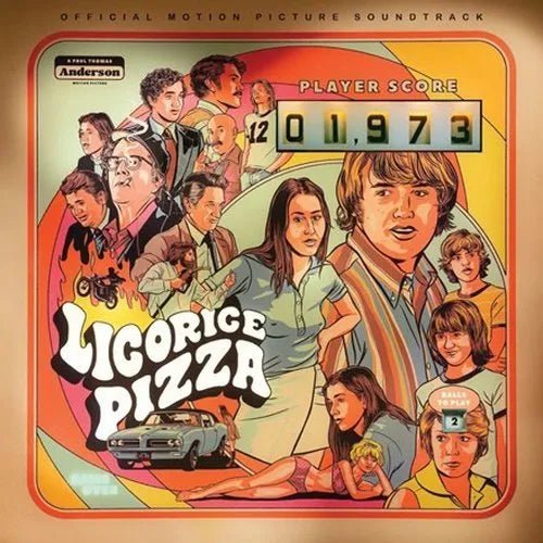 Licorice Pizza: Original Motion Picture Soundtrack - Various Artists - Red Color Vinyl Record 2LP