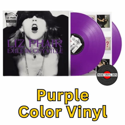 Liz Phair - Exile In Guyville - Purple Color Vinyl Record (25th Anniversary) rockit-t-shirts.myshopify.com #Indie_Vinyl_Den#