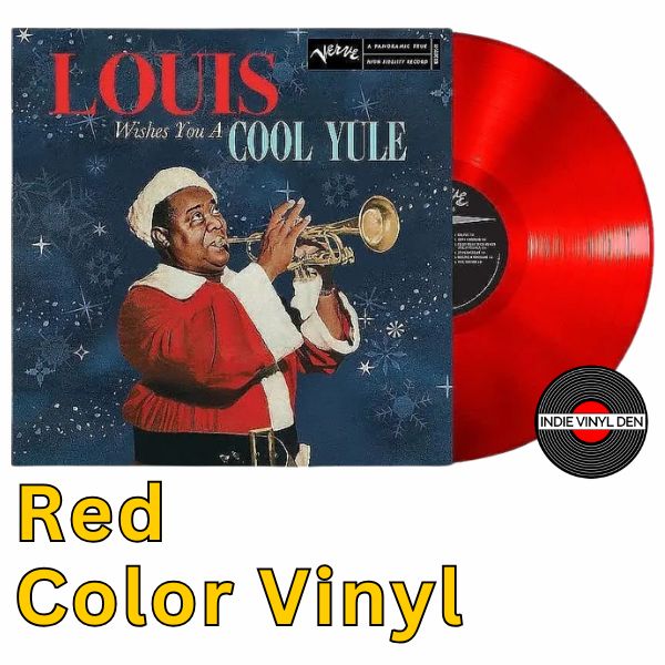 Louis Armstrong - Louis Wishes You a Cool Yule - Red Color Vinyl Record