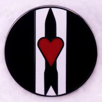 Love and Rockets - Enamel Pin rockit-t-shirts.myshopify.com #Indie_Vinyl_Den#