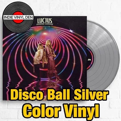 Lucius - Second Nature - Disco Ball Silver Color Vinyl Record