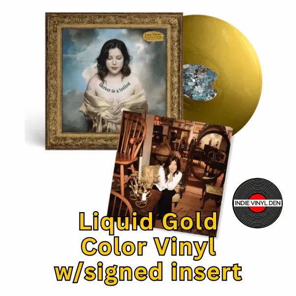 Lucy Dacus - Forever Is A Feeling - **Blemish Markdown**Liquid Gold w/ signed insert Vinyl Record