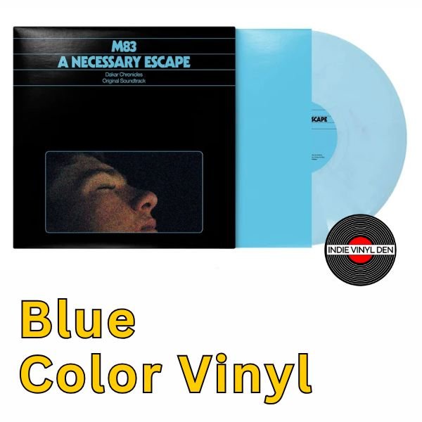 M83 - Necessary Escape: Dakar Chronicles Soundtrack - Blue Color Vinyl Record