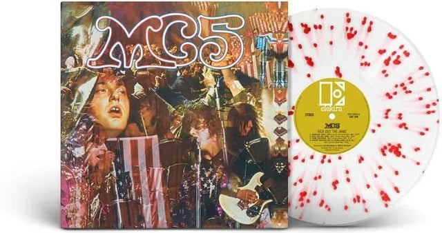 MC5 - Kick Out The Jams (Rocktober) - Clear with Red Splatter Vinyl Record *