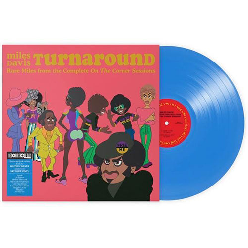 Miles Davis - Turnaround: Unreleased Rare Vinyl From On The Corner - Blue  Color Vinyl Record