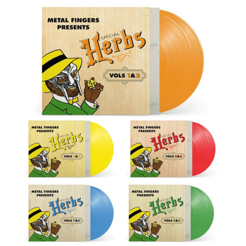 MF DOOM - Metal Fingers Presents: Special Herbs Vol. 0-9 - Color Vinyl Record rockit-t-shirts.myshopify.com #Indie_Vinyl_Den#