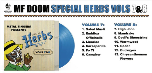 MF DOOM - Metal Fingers Presents: Special Herbs Vol. 0-9 - Color Vinyl Record rockit-t-shirts.myshopify.com #Indie_Vinyl_Den#