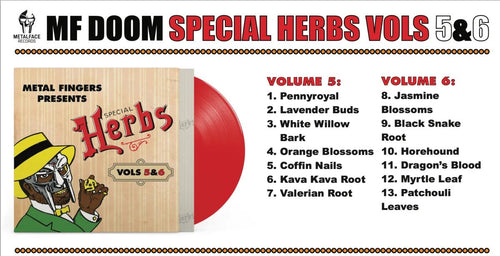 MF DOOM - Metal Fingers Presents: Special Herbs Vol. 0-9 - Color Vinyl Record rockit-t-shirts.myshopify.com #Indie_Vinyl_Den#