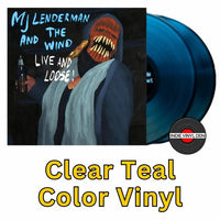 MJ Lenderman - And The Wind (Live and Loose!) - Clear Teal Color Vinyl Record 2LP rockit-t-shirts.myshopify.com #Indie_Vinyl_Den#