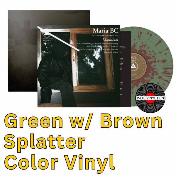 Maria BC - Marathon- Green with Brown Splatter Color Vinyl