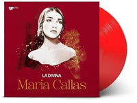 Maria Callas -  La Divina - Compilation (BEST OF CALLAS) - Red Color Vinyl rockit-t-shirts.myshopify.com #Indie_Vinyl_Den#