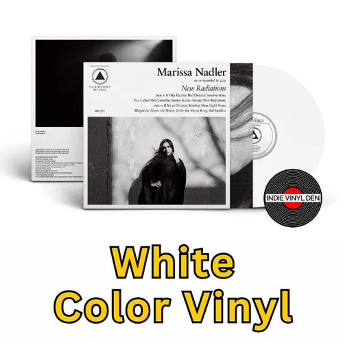 Marissa Nadler - New Radiations - White Color Vinyl Record rockit-t-shirts.myshopify.com #Indie_Vinyl_Den#