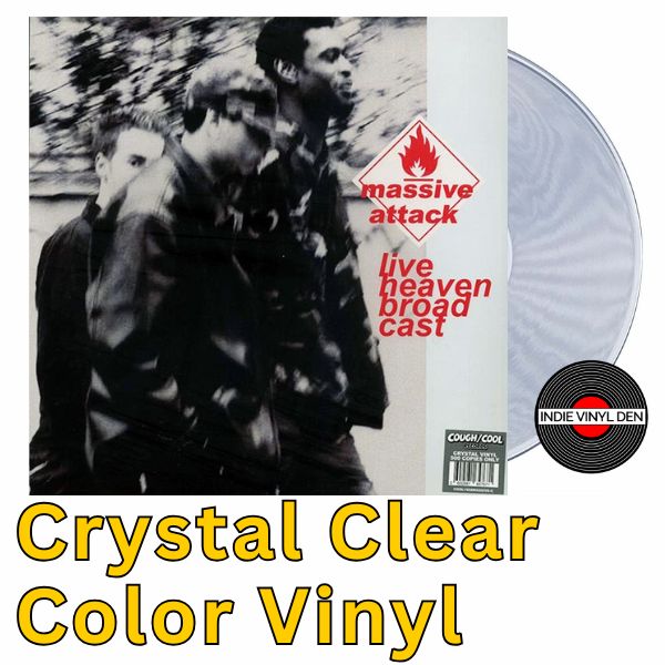 Massive Attack - Live Heaven Broadcast - Crystal Clear Color Vinyl Record