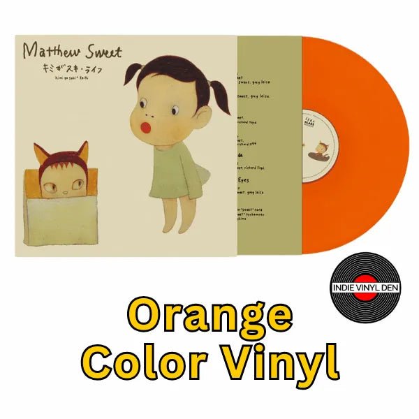 Matthew Sweet - Kimi Ga Suki * Raifu - Orange Vinyl Record rockit-t-shirts.myshopify.com #Indie_Vinyl_Den#