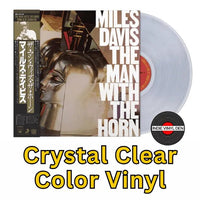 Miles Davis - The Man with the Horn - Crystal Clear Vinyl Record rockit-t-shirts.myshopify.com #Indie_Vinyl_Den#
