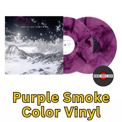 Minus the Bear - Planet of Ice - Purple Smoke Color Vinyl Record rockit-t-shirts.myshopify.com #Indie_Vinyl_Den#
