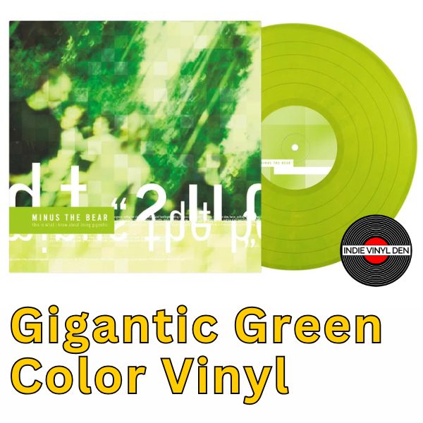 Minus the Bear - This Is What I Know About Being Gigantic - Opaque Green Color Vinyl Record