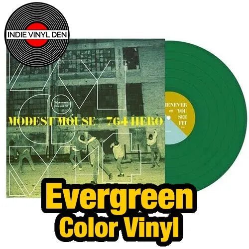 Modest Mouse - Whenever You See Fit - Evergreen Color Vinyl rockit-t-shirts.myshopify.com #Indie_Vinyl_Den#