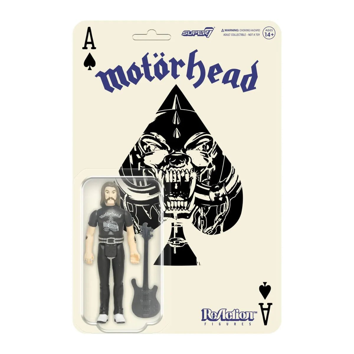 Motörhead ReAction Figures Lemmy (Ace of Spades) - Super 7 – Indie ...