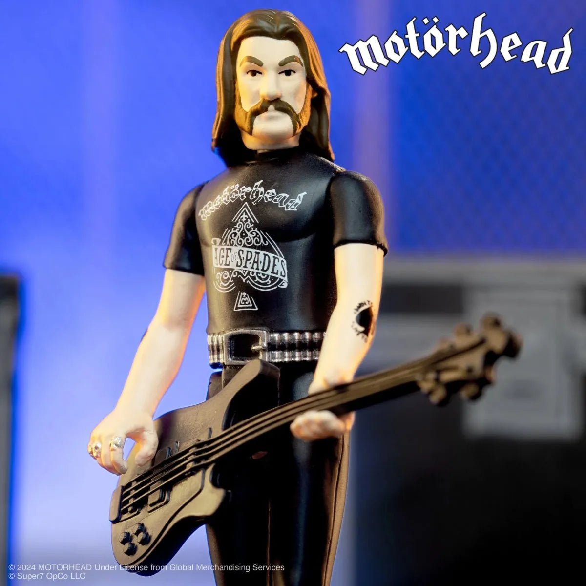 Motörhead ReAction Figures Lemmy (Ace of Spades) - Super 7 rockit-t-shirts.myshopify.com #Indie_Vinyl_Den#