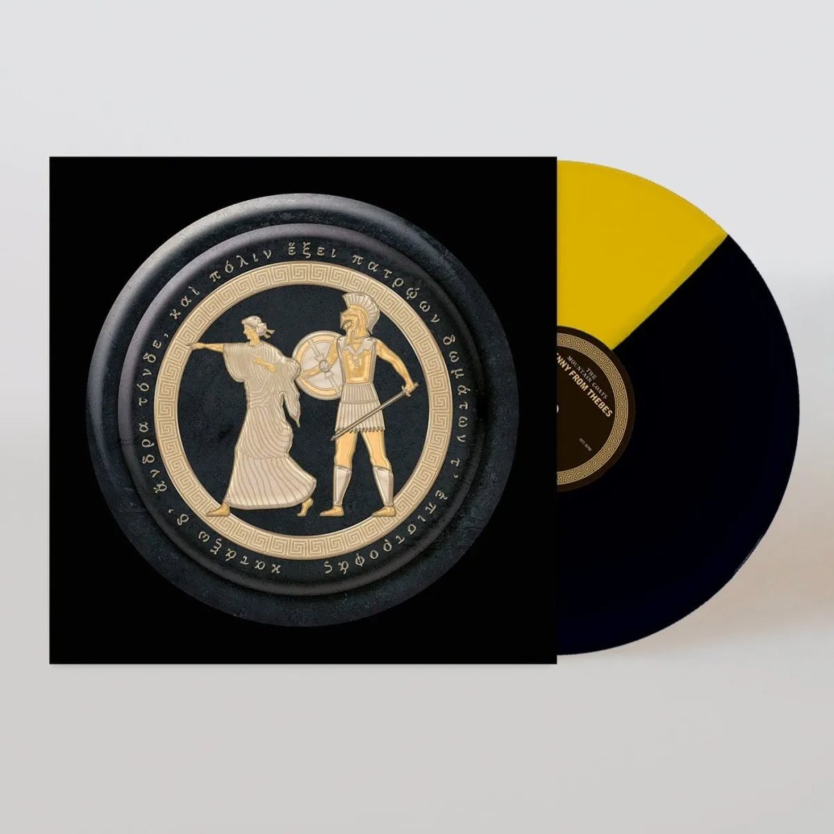 Mountain Goats - Jenny from Thebes - Yellow & Black Color Vinyl rockit-t-shirts.myshopify.com #Indie_Vinyl_Den#