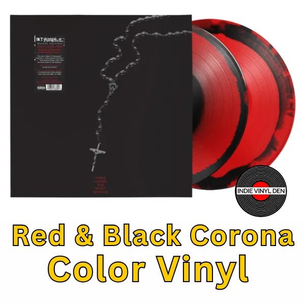 My Chemical Romance - Three Cheers for Sweet Revenge (Deluxe) - 2LP Red & Black Corona Color Vinyl Record