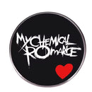 My Chemical Romance Heart Round - Enamel Pin rockit-t-shirts.myshopify.com #Indie_Vinyl_Den#
