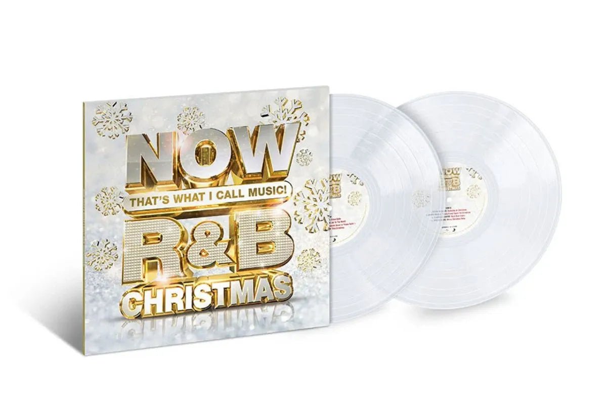 NOW R&B Christmas - 2LP Icy Clear Color Vinyl Record rockit-t-shirts.myshopify.com #Indie_Vinyl_Den#