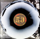 AC/DC - Back in Black (50th Anniversary) - Black/White Swirl Color Vinyl Record