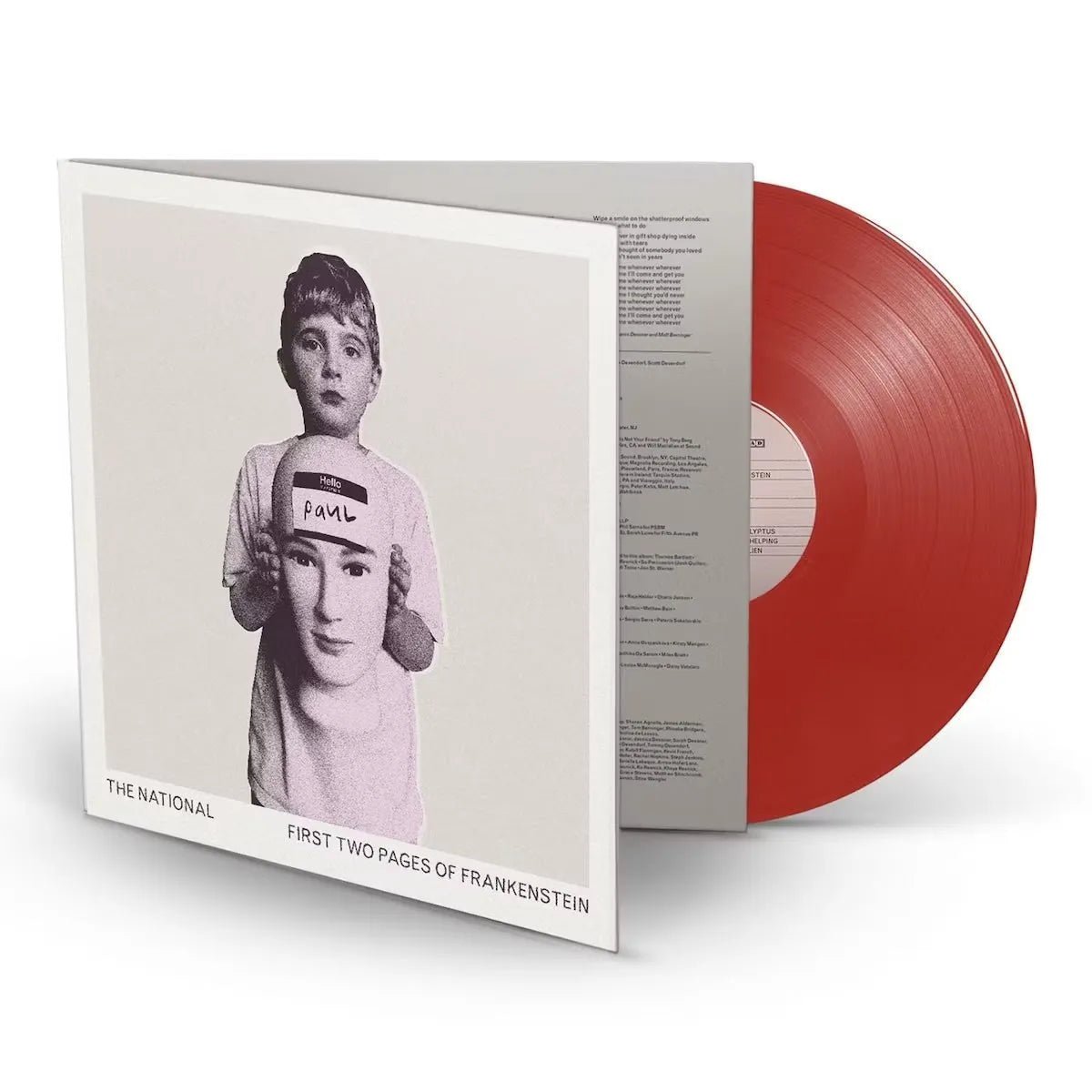 National, The - First Two Pages of Frankenstein - Red Color Vinyl Record