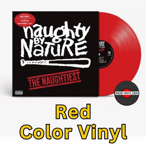Naughty By Nature - The Naughtiest - Red Color Vinyl Record rockit-t-shirts.myshopify.com #Indie_Vinyl_Den#