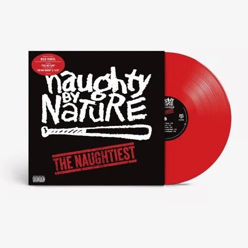 Naughty By Nature - The Naughtiest - Red Color Vinyl Record rockit-t-shirts.myshopify.com #Indie_Vinyl_Den#