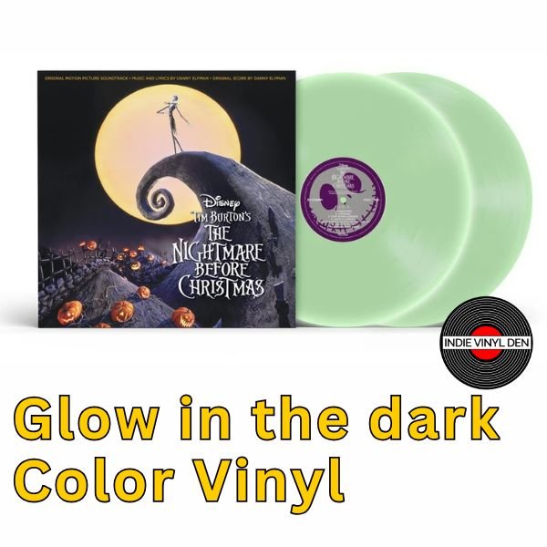 Nightmare Before Christmas - Glow in the dark Color Vinyl Record