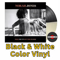 Norah Jones - Pick Me Up Off the Floor - Black & White Color Vinyl Record rockit-t-shirts.myshopify.com #Indie_Vinyl_Den#