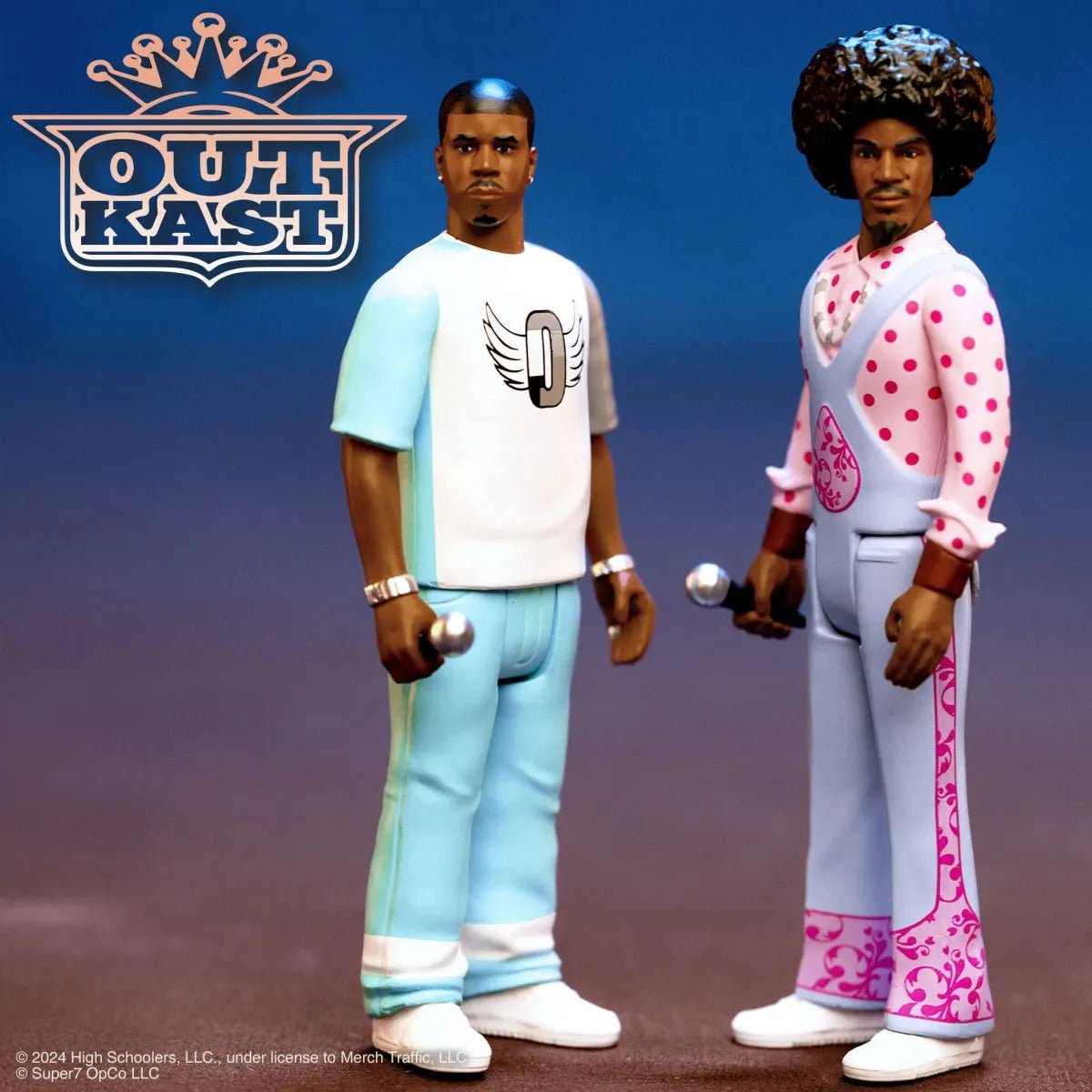OutKast ReAction Figures Wave 3 OutKast (Big Boi & Dre Present) - Super 7