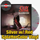 Ozzy Osbourne - Blizzard of Ozz - Silver with Red Splatter Color Vinyl Record rockit-t-shirts.myshopify.com #Indie_Vinyl_Den#