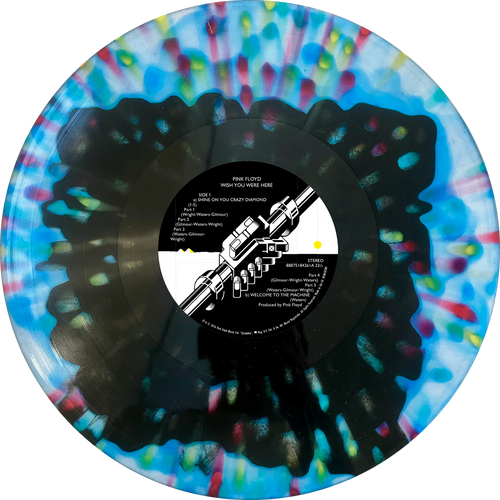 Pink Floyd - Wish You Were Here: 50th Anniversary - Quadratic Coral Splatter Color Vinyl