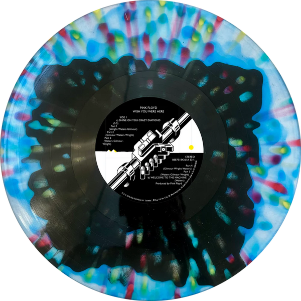 Pink Floyd - Wish You Were Here: 50th Anniversary - Quadratic Coral Splatter Color Vinyl