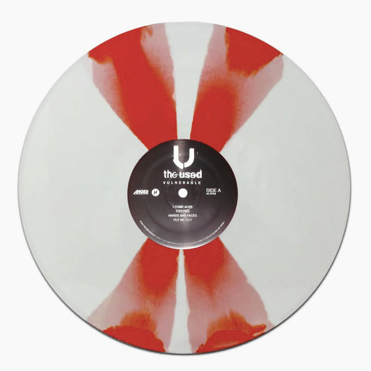 Used -  Vulnerable - White and Red Twister Color Vinyl Record