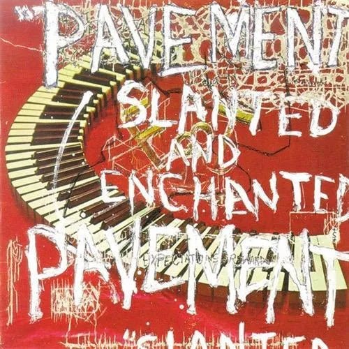 Pavement - Slanted And Enchanted - Red & White Splatter Color Vinyl Record