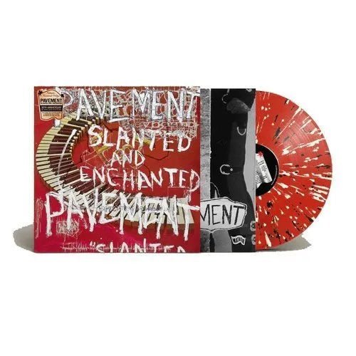 Pavement - Slanted And Enchanted - Red & White Splatter Color Vinyl Record