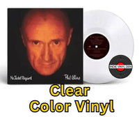 Phil Collins - No Jacket Required - Clear Vinyl Record rockit-t-shirts.myshopify.com #Indie_Vinyl_Den#