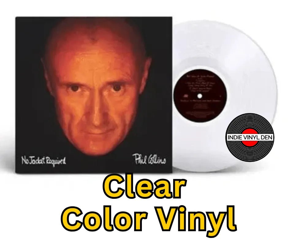 Phil Collins - No Jacket Required - Clear Vinyl Record