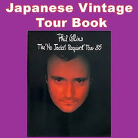 Phil Collins No Jacket Required Tour 85 - Japanese Vintage Concert Tour Book rockit-t-shirts.myshopify.com #Indie_Vinyl_Den#