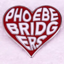 Phoebe Bridgers Heart - Enamel Pin rockit-t-shirts.myshopify.com