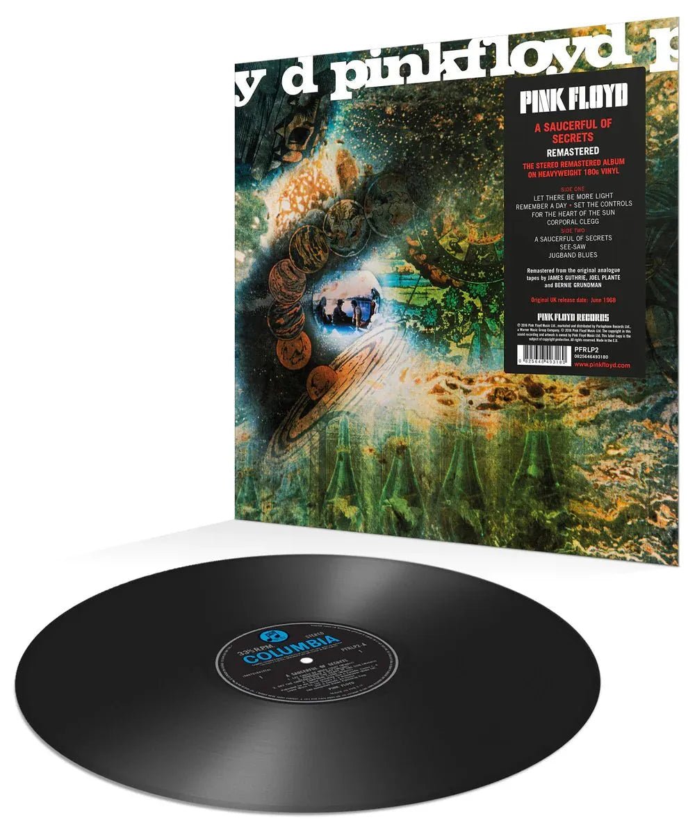 Pink Floyd - A Saucerful of Secrets - Vinyl Record 180g Import rockit-t-shirts.myshopify.com