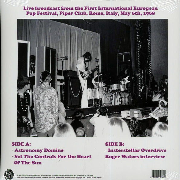 Pink Floyd - Broadcast In Rome - Vinyl Record 45RPM