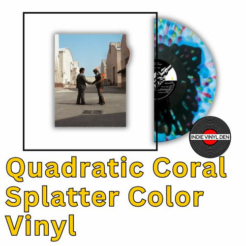 Pink Floyd - Wish You Were Here: 50th Anniversary - Quadratic Coral Splatter Color Vinyl