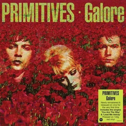 Primitives - Galore - Red Color Vinyl Record LP rockit-t-shirts.myshopify.com #Indie_Vinyl_Den#