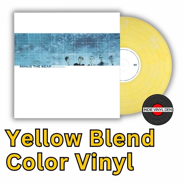 Minus the Bear - Highly Refined Pirates - Yellow Blend Color Vinyl Record